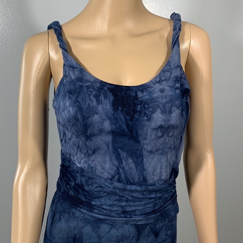 Tahari Women’s XS Tie Dye Slip Maxi Dress Beach Resortwear - Picture 2 of 9